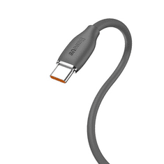 BASEUS Jelly USB-A - USB-C kábel 100W 2m szürke (CAGD010101) (CAGD010101)