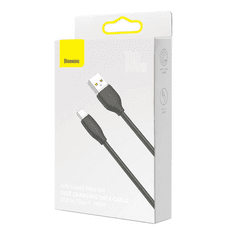 BASEUS Jelly USB-A - USB-C kábel 1.2m fekete (CAGD010001) (CAGD010001)