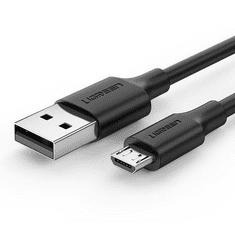 Ugreen US289 USB-A - MicroUSB kábel 3m fekete (60827) (UG60827)