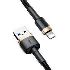 BASEUS Cafule USB - Lightning töltőkábel 1m fekete (CALKLF-BV1) (CALKLF-BV1)
