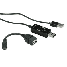 Belkin Roline USB 2.0 KM Link kábel PC/Android 1.5 m (11.02.9180-10)