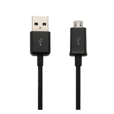 SAMSUNG adatkábel és töltő (USB - microUSB, 150cm) FEKETE (ECB-DU4EBEG) (ECB-DU4EBEG)