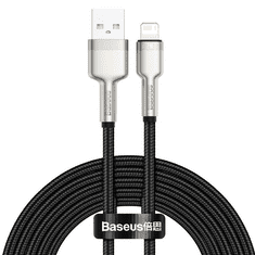 BASEUS Cafule USB-A - Lightning kábel 2m fekete (CALJK-B01) (CALJK-B01)