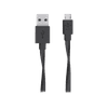 MIXIT Micro-USB - USB-A lapos adat/töltőkábel 1.8 méter fekete (F2CU046bt06-BLK) (F2CU046bt06-BLK)