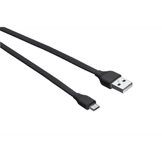 Trust Urban lapos Micro-USB - USB adat/töltőkábel 1m fekete (20135) (20135)