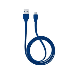 Trust Urban lapos Micro-USB - USB adat/töltőkábel 1m kék (20136) (20136)