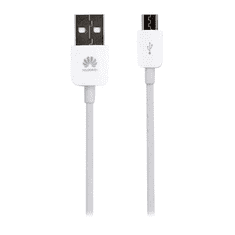 Huawei Adatkábel és töltő (USB - microUSB, 100cm) FEHÉR (CP70 / C02450768A / 55030216) (CP70 / C02450768A / 55030216)