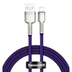 BASEUS Cafule USB-A - Lightning kábel 2,4A 1m lila (CALJK-A05) (CALJK-A05)