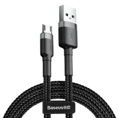 BASEUS Cafule USB-A --> Micro USB kábel 3m fekete-szürke (CAMKLF-HG1) (CAMKLF-HG1)