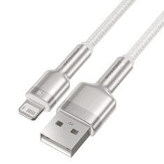 BASEUS Cafule USB-Lightning töltőkábel 1 m fehér (CALJK-A02) (CALJK-A02)