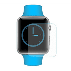 ENKAY kijelzővédő üveg 2db (2.15D lekerekített szél, 0.2mm, 9H, NEM íves) ÁTLÁTSZÓ [Apple Watch Series 1 42mm] (5996457730520)