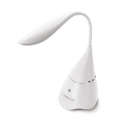 Esperanza Charm LED aztali lámpa bluetooth-os hangszóróval fehér (EP151W) (EP151W)