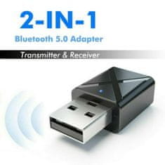 aptel Audio vevő bluetooth 5.0 AUX USB adapter