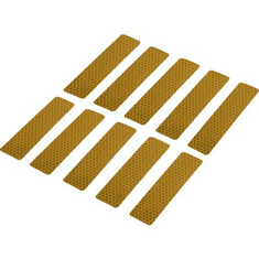 Toolcraft Ragasztócsík, sárga, (H x Sz) 100 mm x 25 mm, tartalom: 10 db, Conrad Components RTS (1563964)
