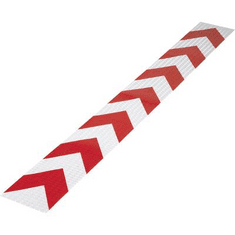 Toolcraft Figyelmeztető csík, piros, (H x Sz) 1 m x 115 mm, tartalom: 1 db, RTS (1564156)