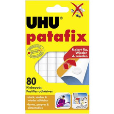 UHU Ragasztó lapok, Patafix, fehér 48810 (48810)