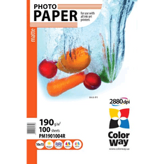 ColorWay CW-PM1901004R fotópapír 10x15cm/100db matt (PM1901004R)