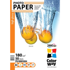 ColorWay CW-PG180050A4 High Glossy fotópapír A4/50db fényes (PG180050A4)