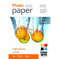 ColorWay PG180100A4 fotópapír magasfényű A4 100 lap (PG180100A4)