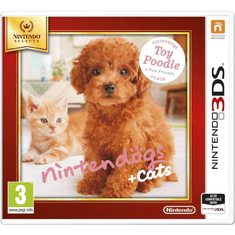 Nintendo Nintendogs + Cats: Toy Poodle & New Friends Selects (3DS - Dobozos játék)