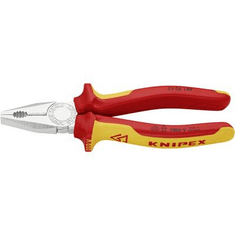 Knipex Kombinált fogó, 180 mm, vágási érték: (közepes/kemény huzal) 3,4/2,2 mm, 03 06 180 (03 06 180)