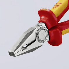 Knipex Kombinált fogó, 200 mm, vágási érték: (közepes/kemény) O 3,8/2,5 mm, max. 16 mm2, 03 06 200 (03 06 200)