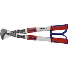Knipex Racsnis elvű kábelolló 570 mm, teleszkópos szárral, vágóérték: O 38 mm, 95 32 038 (95 32 038)