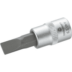 Toolcraft Dugókulcs betét 6,3 mm (1/4) 6,5 mm-es egyenespengéjű bittel, 37 mm, (816065)