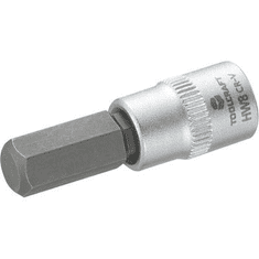 Toolcraft Dugókulcs betét 6,3 mm (1/4) 8 mm-es belsőkulcsnyílású hatlapú bittel, 37 mm, (816072)