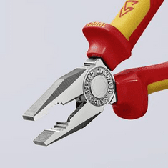 Knipex Kombinált fogó, 180 mm, vágási érték: (közepes/kemény huzal) 3,4/2,2 mm, 03 06 180 (03 06 180)