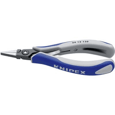 Knipex Precíziós elektronikai markoló fogó, 135 mm, lapos és széles, 34 12 130 (34 12 130)