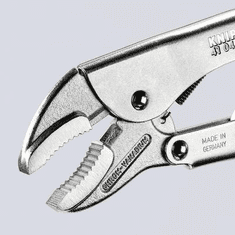 Knipex Markoló fogó, 250 mm, szorítási O henger 40 mm, 4 szög: 20 mm, 6 szög: 30 mm, 41 04 250 (41 04 250)