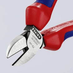 Knipex Oldalcsípőfogó DIN ISO 5749, lágy/közepes/kemény huzal max.: O 4/2,5/1,8 mm, 70 02 140 (70 02 140)