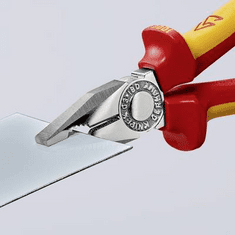 Knipex Kombinált fogó, 160 mm, vágási érték: (közepes/kemény) O 3,1/2 mm, max. 16 mm2, 03 06 160 (03 06 160)