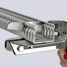 Knipex Olló kábelcsatornákhoz 275 mm, barnított, vágóérték max. 6 mm, 95 02 21 (95 02 21)