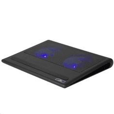 RivaCase 5557 notebook hűtő 17.3" fekete (4260403575284) (4260403575284)