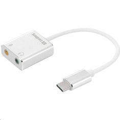 Sandberg USB-C külső hangkártya 2x 3,5 mm jack (136-26)