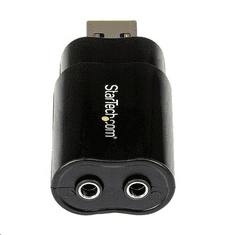 Startech StarTech.com 2.0 USB külső hangkártya fekete (ICUSBAUDIOB) (ICUSBAUDIOB)