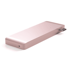 Satechi Type-C Pass-Through USB Hub USB-C töltőcsatlakozóval Rose Gold (ST-TCUPR) (ST-TCUPR)