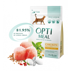 OptiMeal Superprémium felnőtt macskáknak csirkehússal 200 g