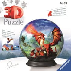 Ravensburger Puzzle-Ball Mitikus sárkány, 72 darab