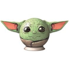 Ravensburger Puzzle-Ball Star Wars: Baby Yoda fülekkel, 72 db