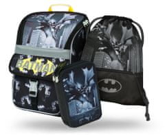 BAAGL 3 SET Zippy Batman Dark City: hátizsák, tolltartó, táska, táska