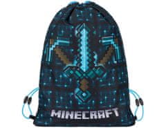 MINECRAFT 2 SET Kék fejsze és kard: tolltartó, táska, táska