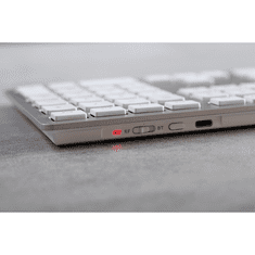 Cherry KW 9100 SLIM FOR MAC billentyűzet USB + Bluetooth QWERTZ Német Ezüst (JK-9110DE-1)