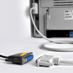 AXAGON USB 2.0 - párhuzamos DB25 nyomtató kábel 1.5m (ADP-1P25) (ADP-1P25)
