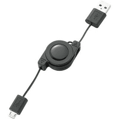 Renkforce USB - Micro USB töltőkábel, önfelcsévélős adatkábel Roll-Up (RF-4078641)
