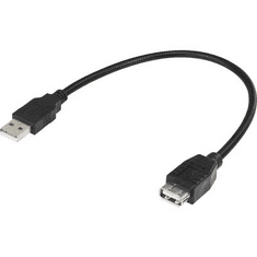Renkforce USB hosszabbító Hattyúnyak 0,16 m, (RF-3999453)