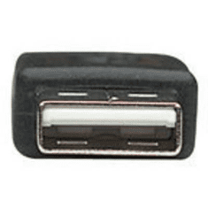 Manhattan USB 2.0 kábel [1x USB 2.0 dugó A - 1x USB 2.0 mini dugó B] 1.80 m fekete 756617 (333375-CG)