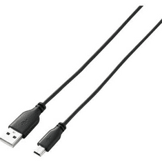 Renkforce SuperSoft csatlakozó kábel A/Mini-B fekete 1 m (RF-4080792)